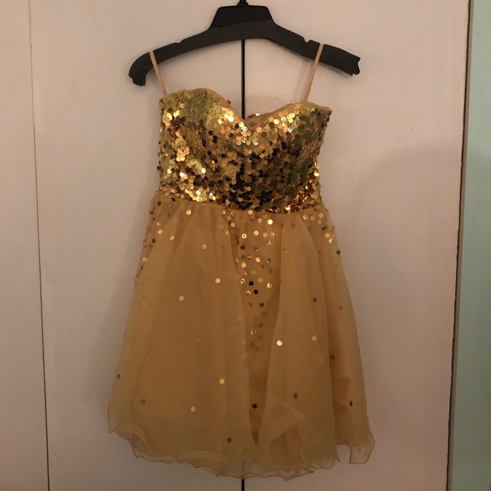 Gold Prom Dress